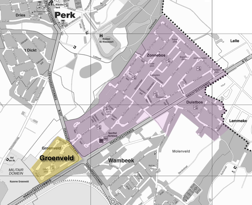 1 van de 4 wijken van BIN Bos: Duistbos
