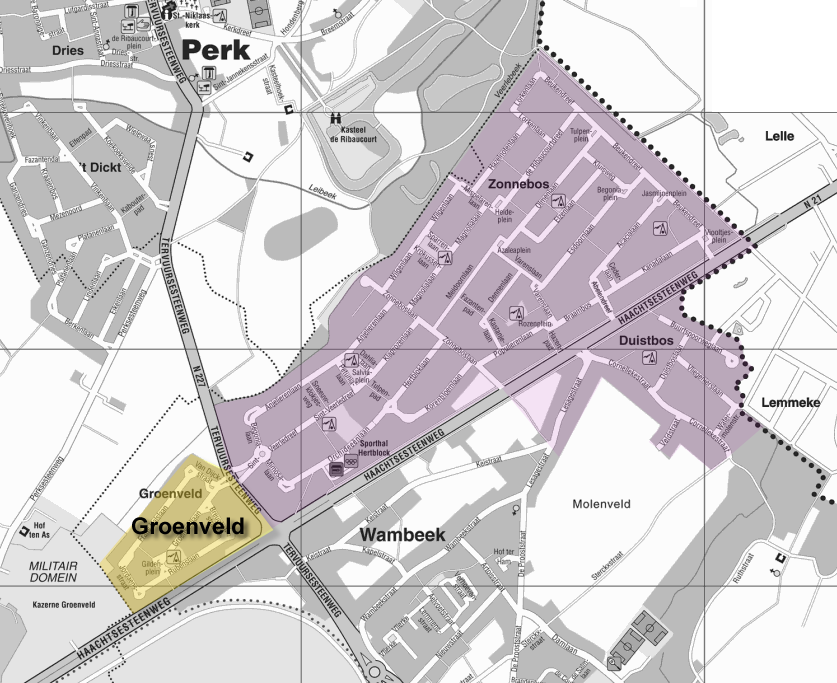 1 van de 4 wijken van BIN Bos: Groenveld