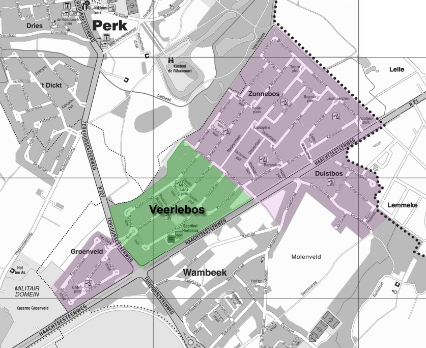 1 van de 4 wijken van BIN Bos: Duistbos